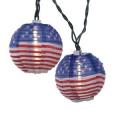 10/LANTERN 3"USA FLAG STRING