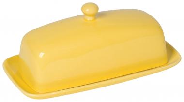 SOLID LEMON BUTTER DISH