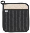 SUPERIOR POTHOLDER, BLACK PINSTP