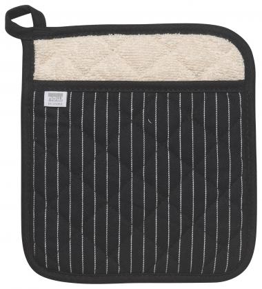 SUPERIOR POTHOLDER, BLACK PINSTP