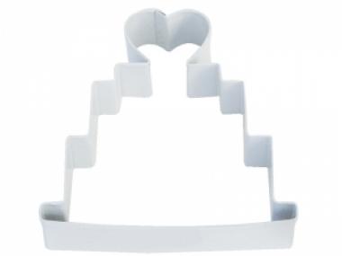 4" WHITE WEDDING CAKE COOKIE