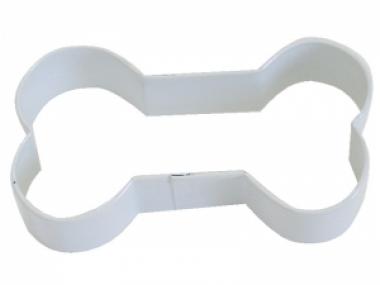 3.5"WHITE DOG BONE COOKIE CUTTER