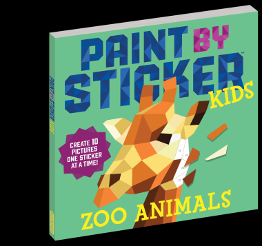 ZOO ANIMALS PAINT BY STICKER