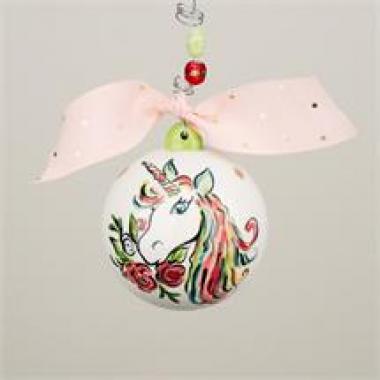 Unicorn Ball Ornament