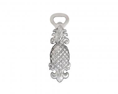 ALUM. BOTTLE OPENER, PINEAPPLE