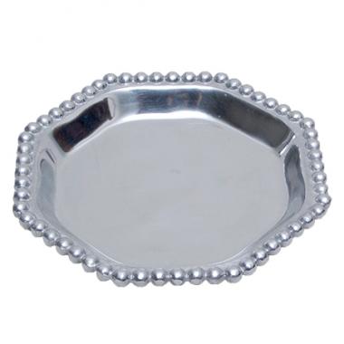 8" BEADED OCTAGON TRAY