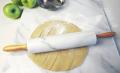 WHITE MARBLE ROLLING PIN