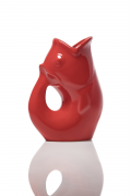BRIGHT RED GURGLE POT