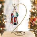 GOLD, BRAIDED ORNAMENT STAND