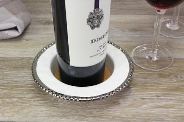 WHITE WINE BOTTLE COASTER