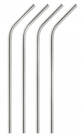 SET/4 S/S DRINKING STRAWS