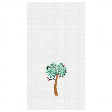 Palm Tree With Lights Towel