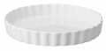 10" ROUND QUICHE DISH, WHITE