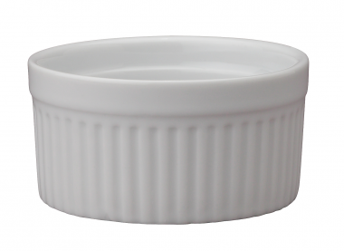 WHITE, 6 OZ. SOUFFLE DISH