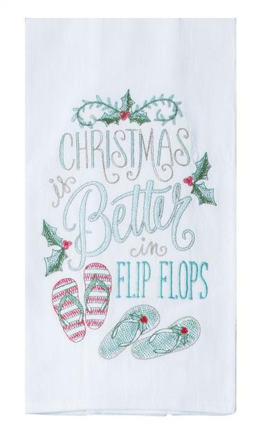 FLIP FLOP HOLIDAY FLOUR SACK