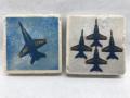 4" BLUE ANGELS COASTER