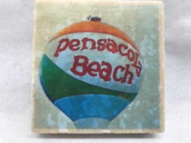 PENSACOLA BEACH BALL MAGNET