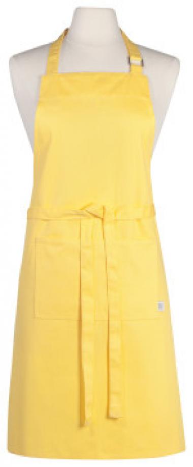 APRON, SOLID LEMON