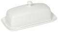 WHITE BUTTER DISH
