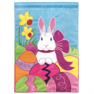 Garden Flag, Easter Bunny
