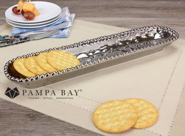 SILVER CRACKER TRAY