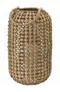 Candle Holder 17"H Wicker/Metal
