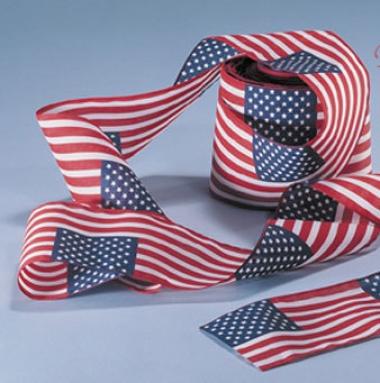 AMERICAN FLAG BUNTING 4" x 21'