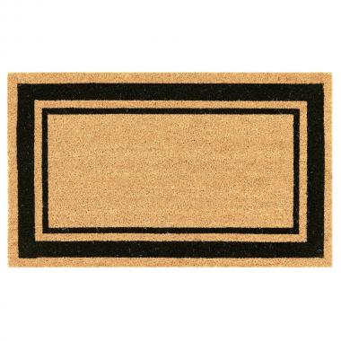 18 X 30 BLK DBL BRDER DOOR MAT