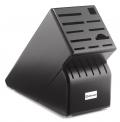 17-SLOT KNIFE BLOCK, BLACK