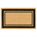 18 X 30 BLK DBL BRDER DOOR MAT