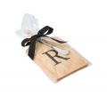 "E"  MONOGRAM MAPLE BOARD