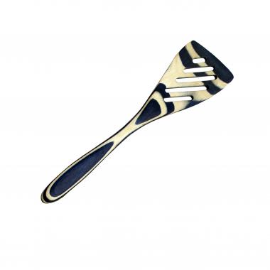 8" Blue Mini Slotted Spatula