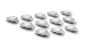 Stainless Oyster Shell, 12 pack