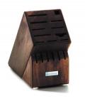 17 SLOT KNIFE BLOCK, WALNUT