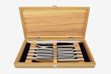 SS 10 PC Steak Knife & Carving
