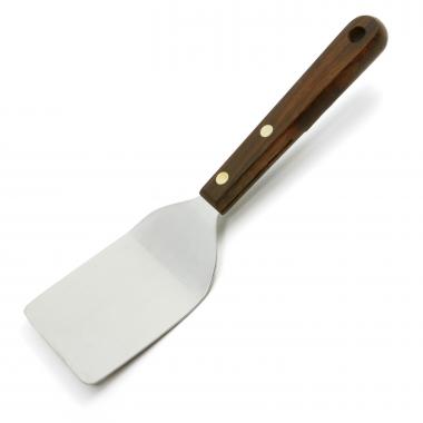 S/S SPATULA  W/WOOD HANDLE