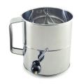 8 CUP FLOUR SIFTER S/S