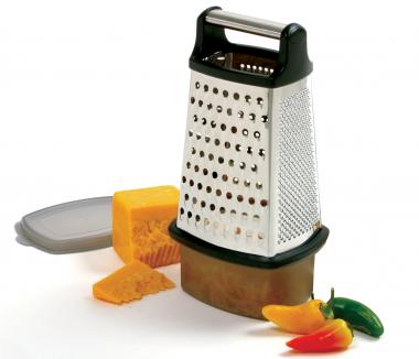 S/S 4 SIDED GRATER W/CATCHER