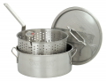 10 QT. SS FRY POT W/BSKT &