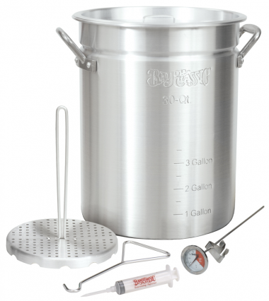 30 QT. ALUM. TURKEY FRY POT KIT