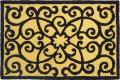 20"X 30" FRONTGATE BLACK/TAN RUG