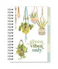 EDITH NOTEBOOK GREEN VIBES ONLY
