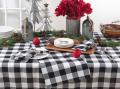 BLACK BUFFALO PLAID TABLECLOTH