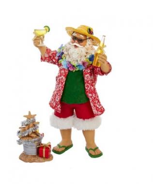 10" BEACH SANTA SET 2PC