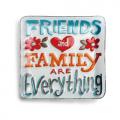 11" Friends & Family Sq. Plate