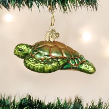 GREEN SEA TURTLE ORNAMENT