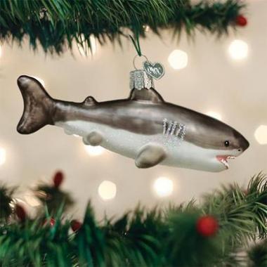 GREAT WHITE SHARK ORNAMENT