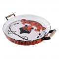 AUBIE WAR EAGLE ENAMEL TRAY