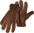 SPLIT LEATHER GLOVE LG (D)