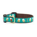 MED WIDE BEER DOG COLLAR